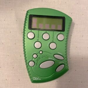 2000 MGA Green Handheld Blackjack Electronic Casino Game